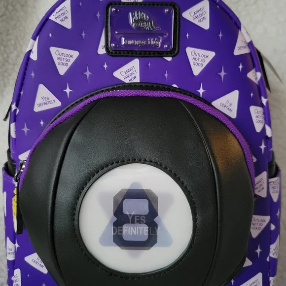 NWT Loungefly Magic 8 Ball All-Over Print Lenticular Mini Backpack - Picture 11 of 12